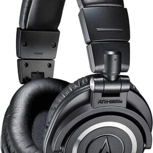 Audio-Technica Ath-M50X Studio Monitor Professional Headphones